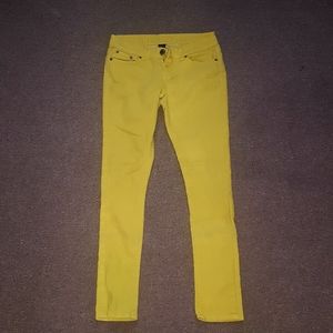 Rue21 Yellow skinny jeans